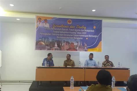 Gelar Dialog Kerukunan Lintas Agama Sekda Kabupaten Kupang Kerukunan