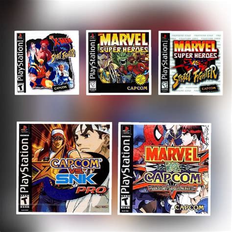 Coleccion Juegos De Peleas Ps1 Marvel Vs Capcom Etc Mercadolibre