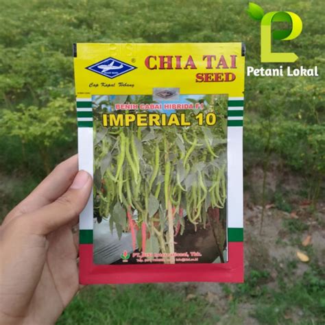 Jual Benih Cabe Keriting Imperial 10 Hibrida F1 Cabai Cap Kapal Terbang