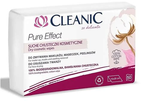 Cleanic Pure Effect Salviette Viso Asciutte 50pz Makeup It