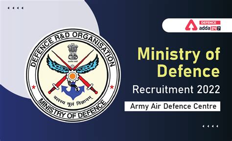 Ministry Of Defence Recruitment Army Air Defence Centre