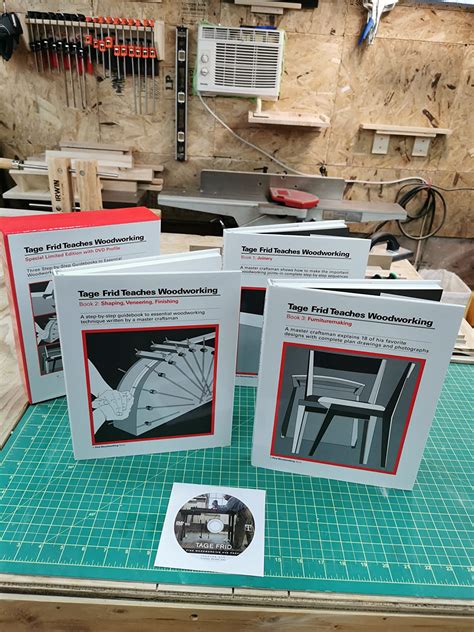 Tage Frid Teaches Woodworking Three Step By Step Books To Essential Woodworking Techniques