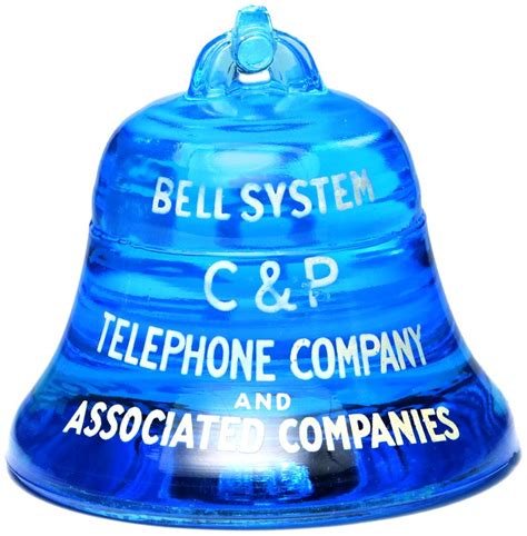 C And P Telephone Electric Blue A True Paperweight