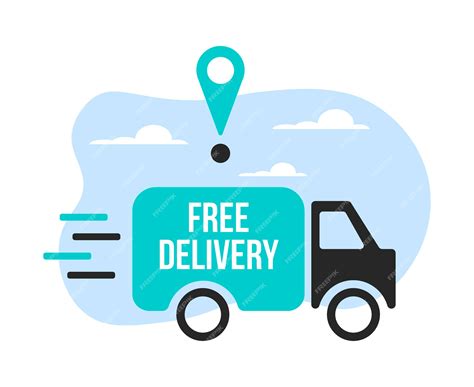 Premium Vector Delivery Icon Free Delivery Vector Illustration Of A