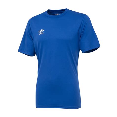 Umbro Club Jersey Trikot Kurzarm Blau Feh Fu Ball Teamsport Textil