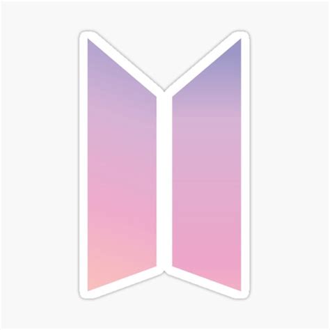 Bts Army Logo Love Yourself Sticker For Sale By K Society Redbubble