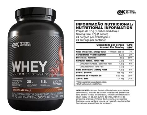 Whey Gourmet Series 900g Chocolate Maltado Optimum Nutrition Ailos