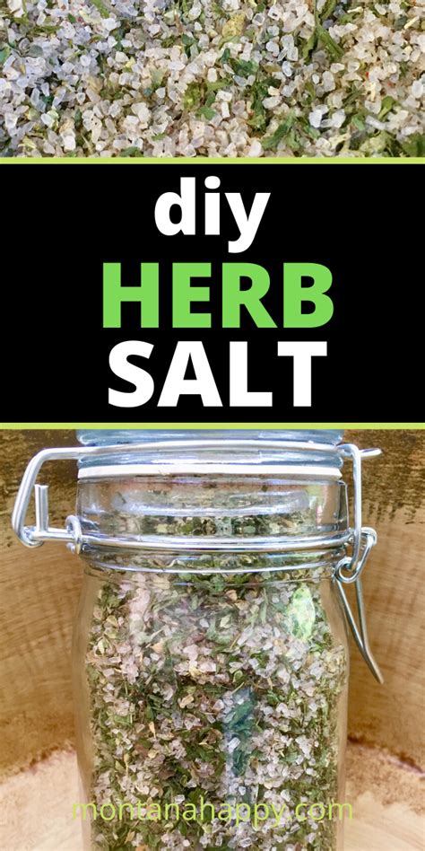 Diy Herb Salt Recipe Herb Salt Recipe Herbs No Salt Recipes