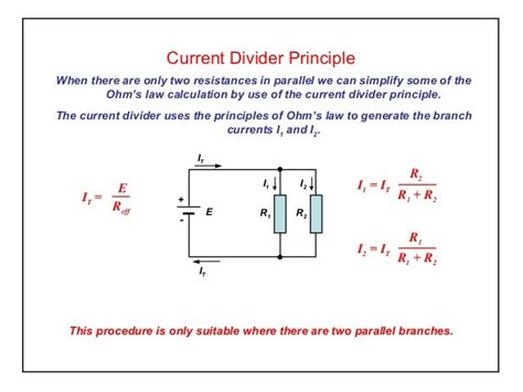 Elect Principles 2 Current Divider