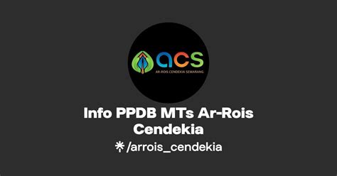 Info Ppdb Mts Ar Rois Cendekia Instagram Facebook Linktree