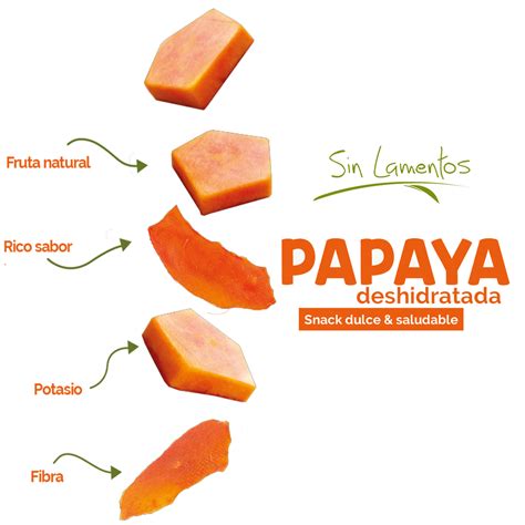 Papaya Deshidratada 15g Caja 12 Piezas CASA MAREGAL