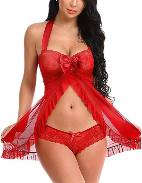 Ligas Y Ligueros Para Mujer Lencería Sexy Encaje Sexy Cuello Halter