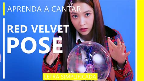 Aprenda A Cantar Red Velvet Pose Letra Simplificada Youtube