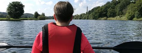 Totale Entschleunigung Beim Paddeln Auf Der Ruhr