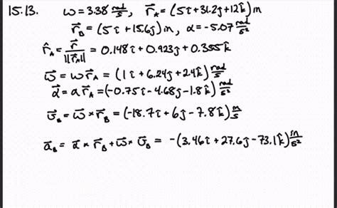 SOLVED The Rectangular Block Shown Rotates About The Diagonal O A With