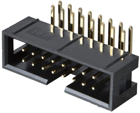 WSL 16W Box Connector 16 Pin Angled At Reichelt Elektronik