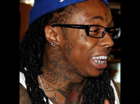 Lil Wayne Right Side Face Tattoo