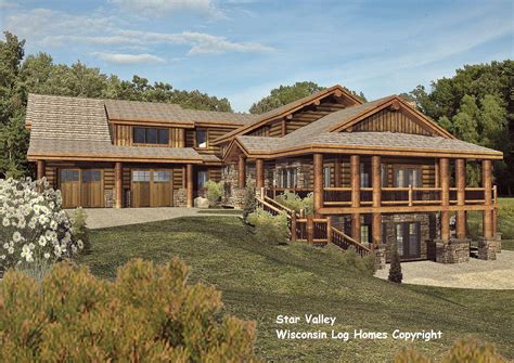 Wisconsin Log Homes Founder S Blog Star Valley Log Home Floor Plan By