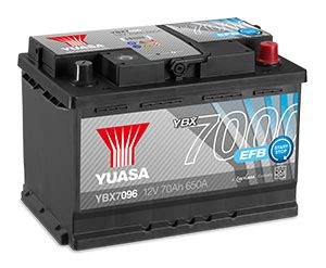 YBX7000 EFB Batteries PRIMARY BATTERIES DRY WET GS Yuasa Battery