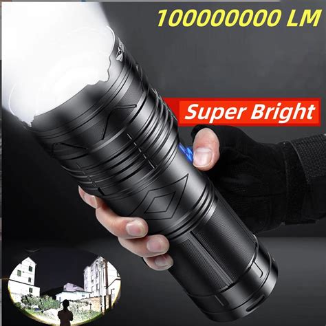 Highlight Flashlight Long Battery Long Range Powerful Led Flashlight