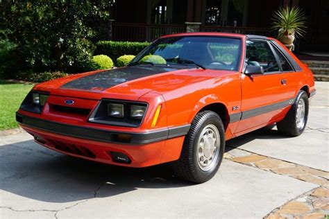 For Sale 1985 Ford Mustang Gt Hatchback T Tops Bright Red 50l V8