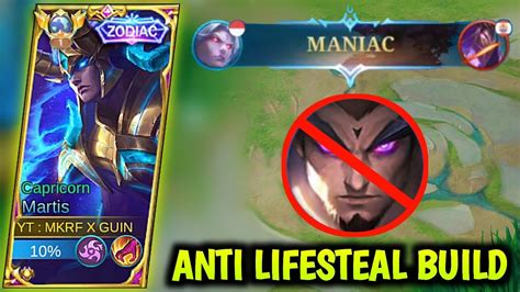 NEW MARTIS ANTI LIFESTEAL BUILD ONE HIT DELETED NEW MARTIS BEST