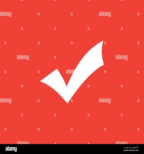 icon  red background red flat style vector illustration stock