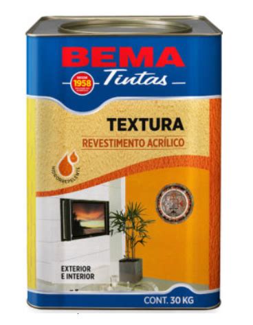 Textura Acr Lica Bema Kg Comercill Tintas