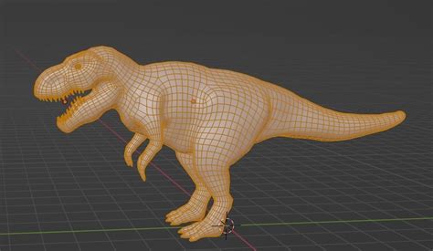 3d Model Tyrannosaurus Rex Low Poly Textured And Rigged Vr Ar Low Poly Cgtrader