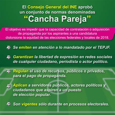 Emite Ine Reglas Para Garantizar Canchapareja En Las Elecciones