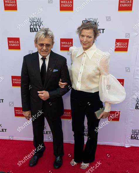 Mikhail Baryshnikov Lisa Rinehart Arrive On Editorial Stock Photo