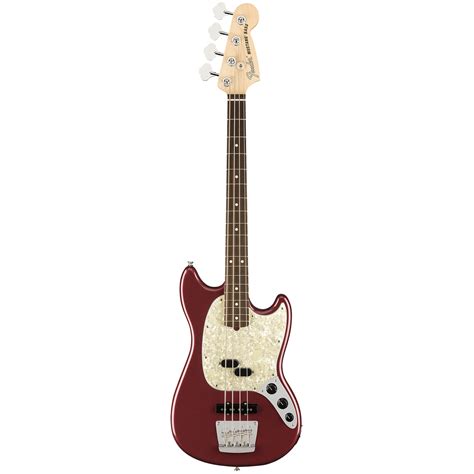 Fender American Performer Mustang Bass Rw Aub Electric Bass Guitar