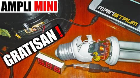 Cara Membuat Ampli Mini Dari Lampu Bekas Ruang Ilmu