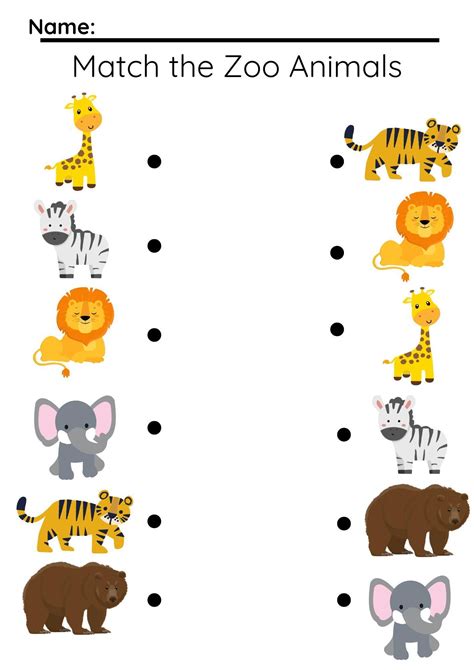 fun printable tracing matching worksheets  preschool