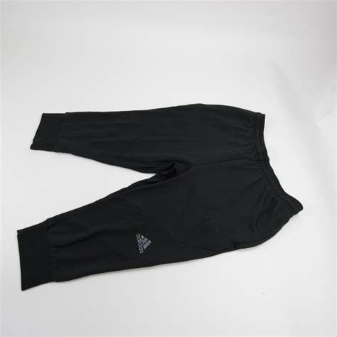 Adidas Climacool Athletic Pants Mens Black Used L 08