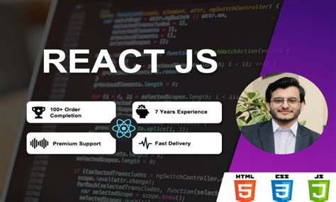 Build A Responsive Website Using React Js Javascript Html Css And