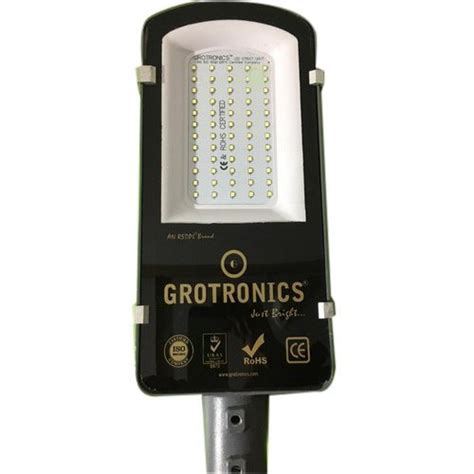 Grotronics Aluminium W Led Street Light Input Voltage V Ac At