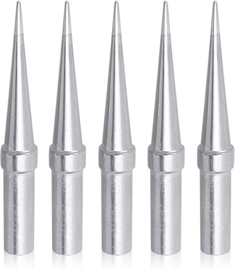 Mesee 5 Pieces ETO Soldering Tip Set Weller ET Series Soldering Iron