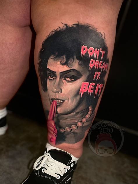 Frank N Furter Dont Dream It Be It Realistic Tattoo Tattoos Horror