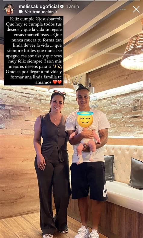 Melissa Klug Confirma Reconciliación Con Jesús Barco Con Tierna Foto