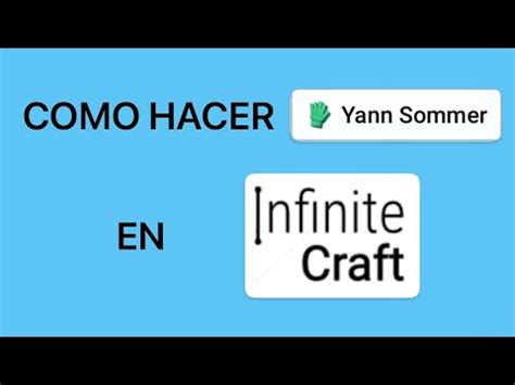 Infinite Craft Como Hacer A Yann Sommer En Infinite Craft Youtube