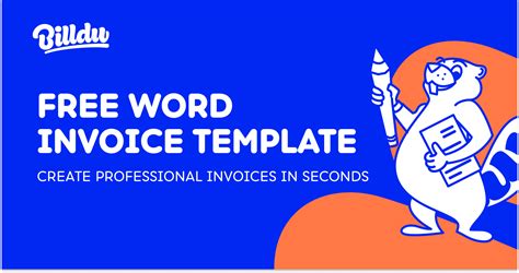 Free And Editable Word Template Invoice Effortlessly Billdu