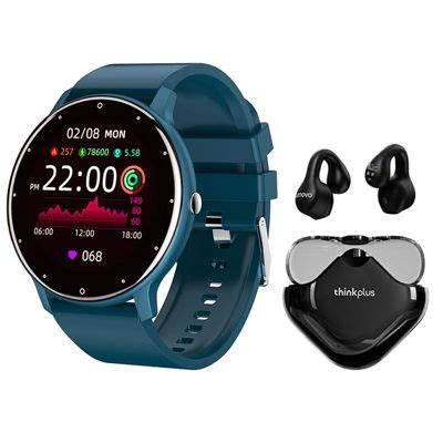 Aud Fonos Lenovo Xt Negro Y Toumi Fit B Watch Reloj Inteligente