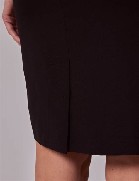 Womens Black Pencil Skirt Hawes And Curtis