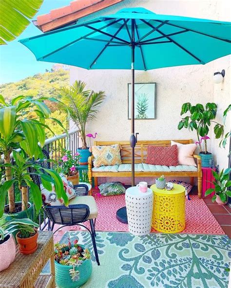 Vivacious Colorful Terrace Decor Ideas Shelterness