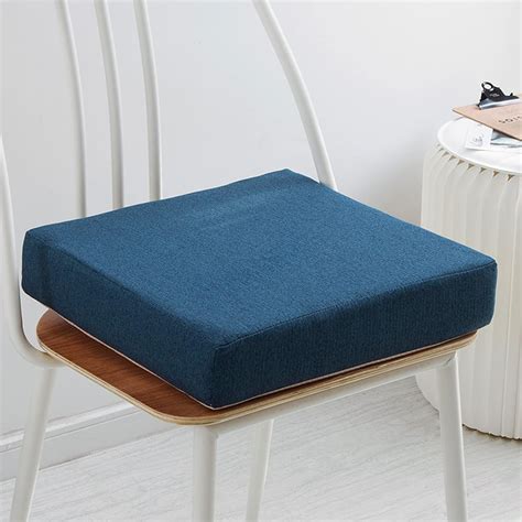 Cuscino Per Sedia In Memory Foam Rimovibile Spesso Cm Cm