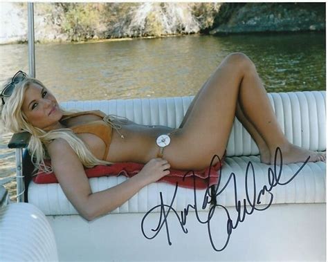 Kimberly Caldwell Signed Sexy Bikini Photo W Hologram Coa American