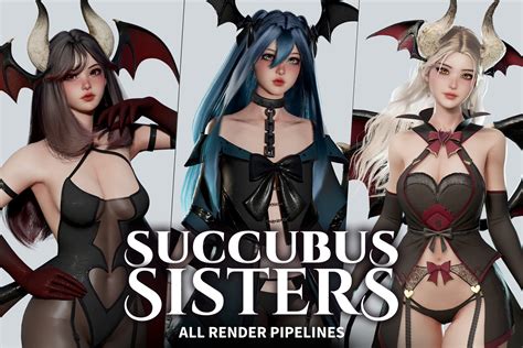 Succubus Sisters Complete Edition Characters Unity Asset Store