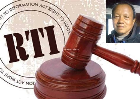 Rti Activist Arrested In Manipur Ukhrul Times