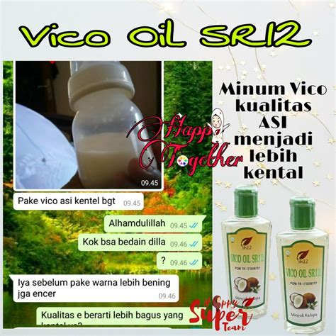 Jual Minyak Kelapa VICO SR12 Makanan Penambah Vitamin Jamu Obat